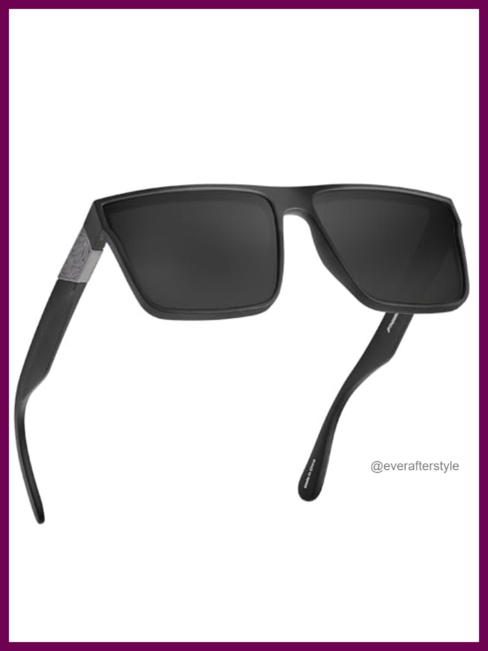 Unisex Polarized Retro Square Shield Sunglasses UV400 Driving Fishing Golf